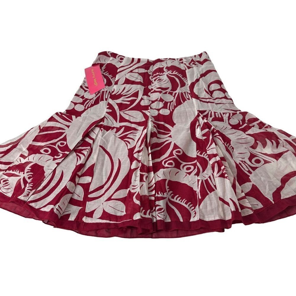 NWT Sunny Leigh Gypsy Rose Leigh A-Line Skirt Sil… - image 1